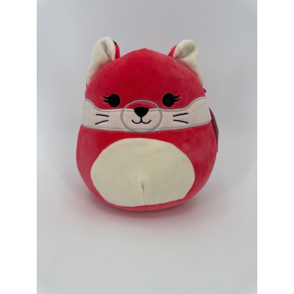 Kellytoy Squishmallows 9" Fifi Fox Plush Stuffed Animal Toy Red White Ages 3+